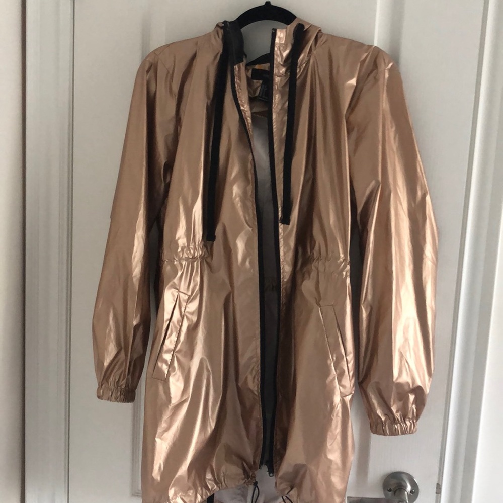 Rose gold windbreaker